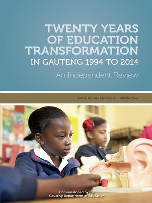 cover image of Twenty Years of Education Transformation in Gauteng 1994 to 2014